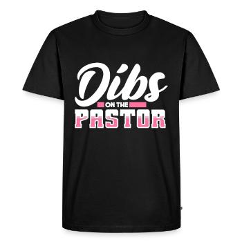 Pasteur Femme Jésus Appréciation de l’Église Chrétienne - T-shirt Premium bio Homme - noir - Devant - Nico (187cm)