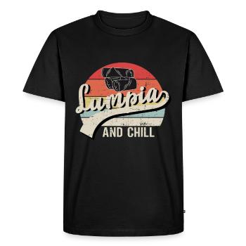 Philippines Lumpia Lovers Cuisine philippine - T-shirt Premium bio Homme - noir - Devant - Nico (187cm)