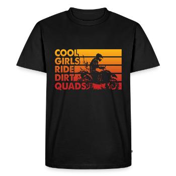 VTT Quad Bike Girl Véhicules à quatre roues motrices - T-shirt Premium bio Homme - noir - Devant - Nico (187cm)