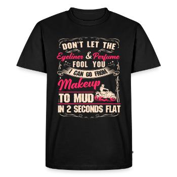 VTT Quad Bike Girl Véhicules à quatre roues motrices - T-shirt Premium bio Homme - noir - Devant - Nico (187cm)