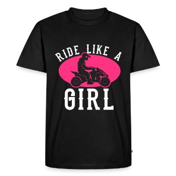 VTT Quad Bike Fille Véhicules à quatre roues motrices - T-shirt Premium bio Homme - noir - Devant - Nico (187cm)