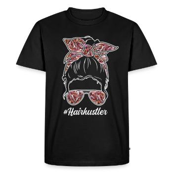 Coiffeur Salon de coiffure Cosmétologie - T-shirt Premium bio Homme - noir - Devant - Nico (187cm)