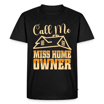 Nouveau propriétaire Le propriétaire le plus chaleureux - T-shirt Premium bio Homme - noir - Devant - Nico (187cm)