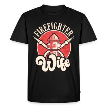 Firefighter Fire Crews ́ - Men's Premium Organic T-Shirt - black - Front - Nico (187cm)