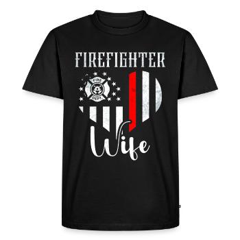 Firefighter Fire Crews ́ - Men's Premium Organic T-Shirt - black - Front - Nico (187cm)