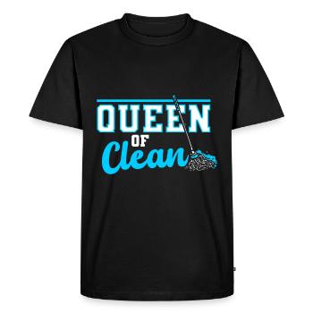 Cadeaux de la semaine de l’entretien ménager Amoureux du ménage - T-shirt Premium bio Homme - noir - Devant - Nico (187cm)