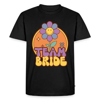 Groovy Bride Bachelorette Bridal Shower - T-shirt Premium bio Homme - noir - Devant - Nico (187cm)