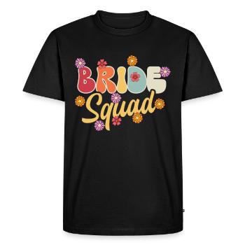 Groovy Bride Bachelorette Bridal Shower - T-shirt Premium bio Homme - noir - Devant - Nico (187cm)