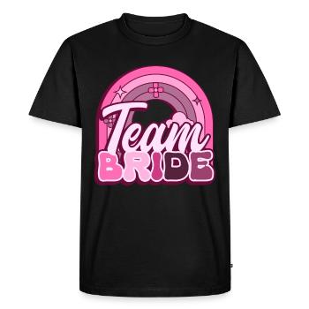 Groovy Bride Bachelorette Bridal Shower - T-shirt Premium bio Homme - noir - Devant - Nico (187cm)