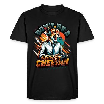 Video Gaming Cheetaah Esport Gaming Nerd Gamer - Men's Premium Organic T-Shirt - black - Front - Nico (187cm)