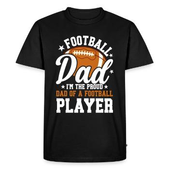 Soccer Dad Proud Soccer Dad Father's Day - Men's Premium Organic T-Shirt - black - Front - Nico (187cm)