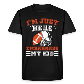 Soccer Dad Proud Soccer Dad Father's Day - Men's Premium Organic T-Shirt - black - Front - Nico (187cm)