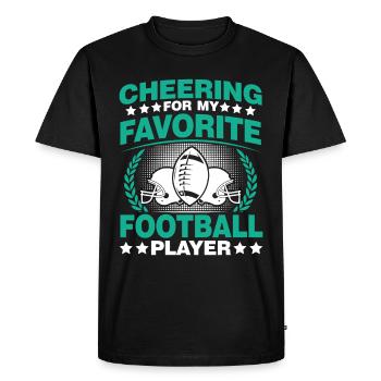 Soccer Dad Proud Soccer Dad Father's Day - Men's Premium Organic T-Shirt - black - Front - Nico (187cm)