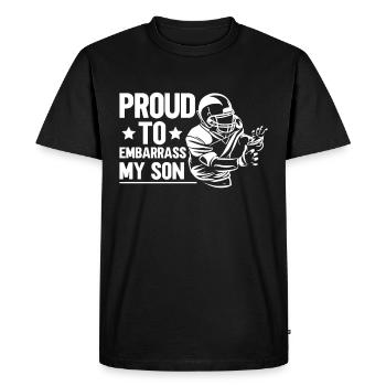 Soccer Dad Proud Soccer Dad Father's Day - Men's Premium Organic T-Shirt - black - Front - Nico (187cm)