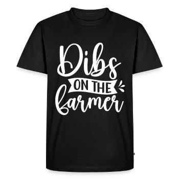 Ferme Femme Ferme Petite amie Agriculteurs Femme Campagne Ferme - T-shirt Premium bio Homme - noir - Devant - Nico (187cm)