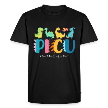 Infirmière pédiatrique Picu Peds - T-shirt Premium bio Homme - noir - Devant - Nico (187cm)
