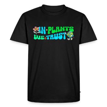 Jour de la Terre Groovy Hippie Années 70 Rétro Rétro - T-shirt Premium bio Homme - noir - Devant - Nico (187cm)