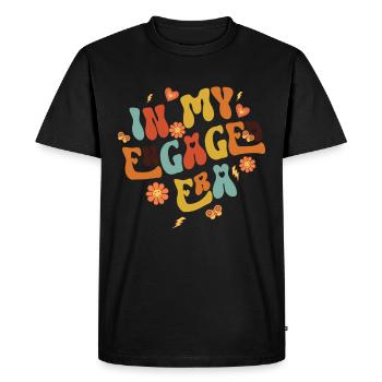 Mariée de fiançailles d'amis dévoués - T-shirt Premium bio Homme - noir - Devant - Nico (187cm)