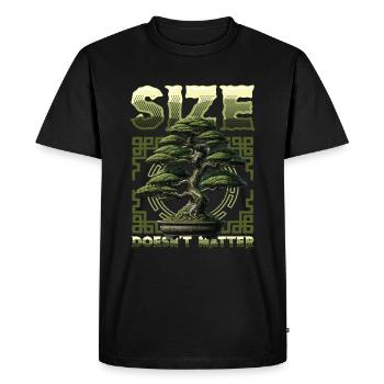 Growing Bonsai Small Japanese Bonsai Tree - Men's Premium Organic T-Shirt - black - Front - Nico (187cm)