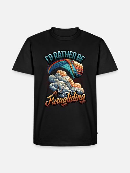 Skydiving Parachute Skydiving Paragliding - Men's Premium Organic T-Shirt - black