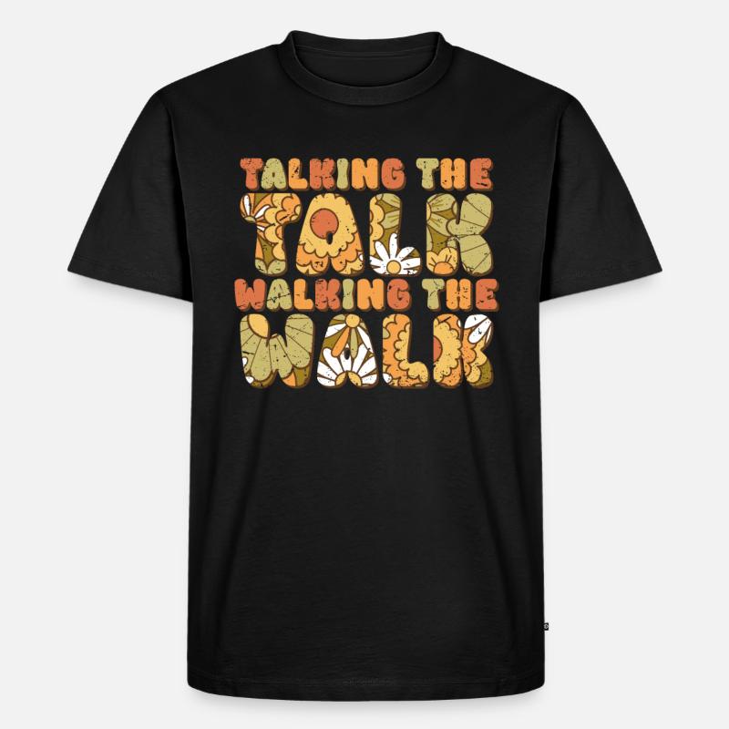 Groovy Speech Language Pathologist SLP - Männer Premium Bio T-Shirt - Schwarz