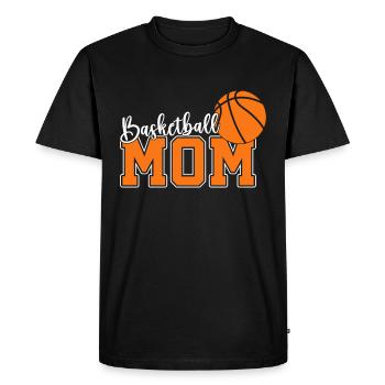 Maman Basket-ball Maman Maman Douce Maman - T-shirt Premium bio Homme - noir - Devant - Nico (187cm)