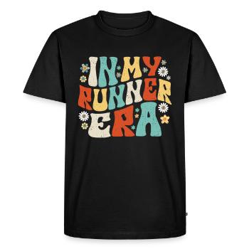 26. 2 Marathon Runners Funny Marathon Quote - Men's Premium Organic T-Shirt - black - Front - Nico (187cm)