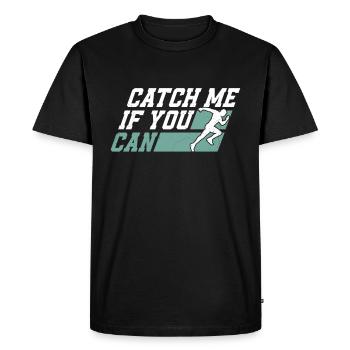 26. 2 Marathon Runners Funny Marathon Quote - Men's Premium Organic T-Shirt - black - Front - Nico (187cm)
