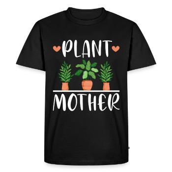 Plante Mère Mère Jardin Plantes Fleur - T-shirt Premium bio Homme - noir - Devant - Nico (187cm)