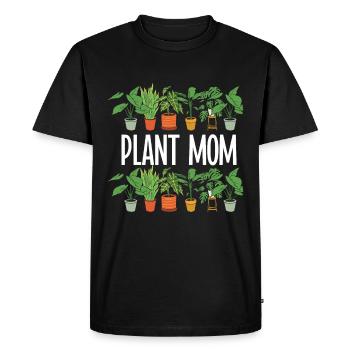 Plante Mère Mère Jardin Plantes Fleur - T-shirt Premium bio Homme - noir - Devant - Nico (187cm)