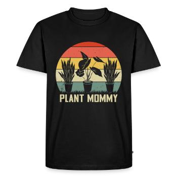 Plante Mère Mère Jardin Plantes Fleur - T-shirt Premium bio Homme - noir - Devant - Nico (187cm)