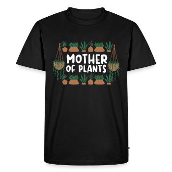 Plante Mère Mère Jardin Plantes Fleur - T-shirt Premium bio Homme - noir - Devant - Nico (187cm)
