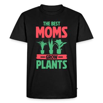Plante Mère Mère Jardin Plantes Fleur - T-shirt Premium bio Homme - noir - Devant - Nico (187cm)