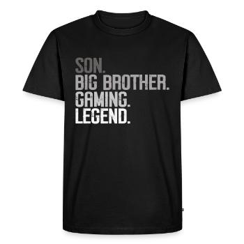 Big Brother Video Gamer New Brother Gaming - T-shirt Premium bio Homme - noir - Devant - Nico (187cm)