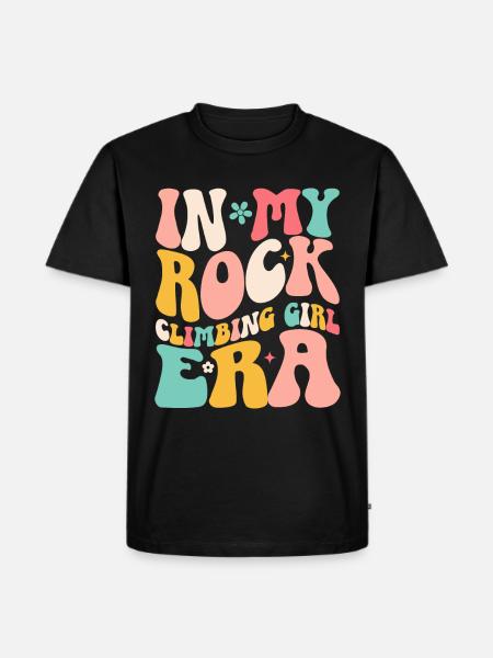 Rock Kletterer Klettern Berg - Männer Premium Bio T-Shirt - Schwarz