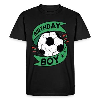 Fête d’équipe d’anniversaire Bulden Soccer Player Bday - T-shirt Premium bio Homme - noir - Devant - Nico (187cm)