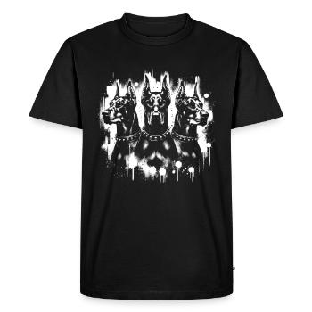 Doberman Pinscher Doberman Lover Dog Owner - Men's Premium Organic T-Shirt - black - Front - Nico (187cm)