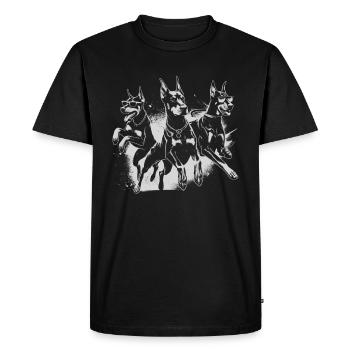 Doberman Pinscher Doberman Lover Dog Owner - Men's Premium Organic T-Shirt - black - Front - Nico (187cm)