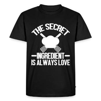 Cuisine Amateur de cuisine Chef culinaire - T-shirt Premium bio Homme - noir - Devant - Nico (187cm)