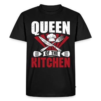 Cuisine Amateur de cuisine Chef culinaire - T-shirt Premium bio Homme - noir - Devant - Nico (187cm)