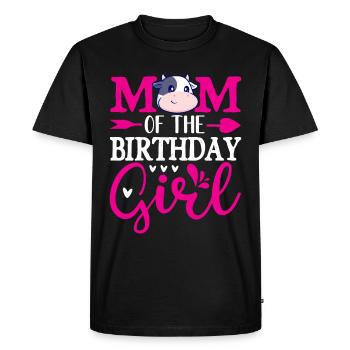 Mère Cowboy anniversaire famille match partie - T-shirt Premium bio Homme - noir - Devant - Nico (187cm)