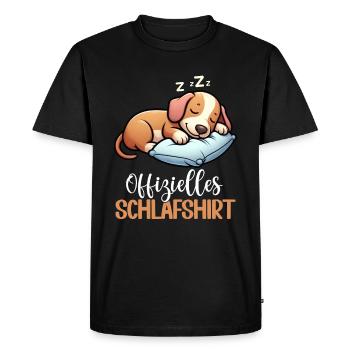 Chemise de nuit officielle Teckel Chien teckel - T-shirt Premium bio Homme - noir - Devant - Nico (187cm)