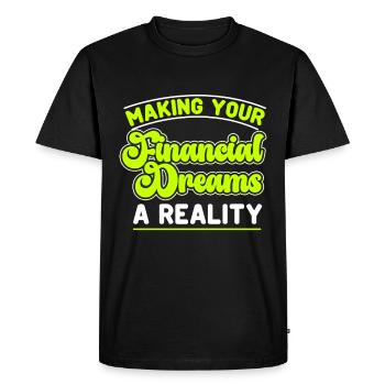 Accounting Secretary of Accountants Accounting - Men's Premium Organic T-Shirt - black - Front - Nico (187cm)