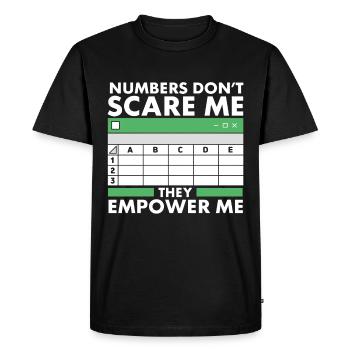 Accounting Secretary of Accountants Accounting - Men's Premium Organic T-Shirt - black - Front - Nico (187cm)
