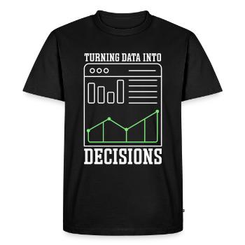 Accounting Secretary of Accountants Accounting - Men's Premium Organic T-Shirt - black - Front - Nico (187cm)