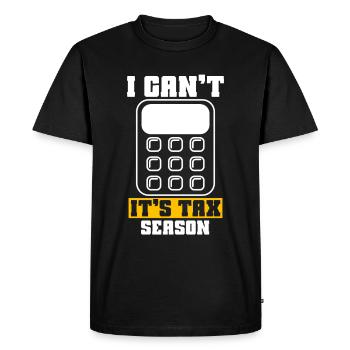 Accounting Secretary of Accountants Accounting - Men's Premium Organic T-Shirt - black - Front - Nico (187cm)
