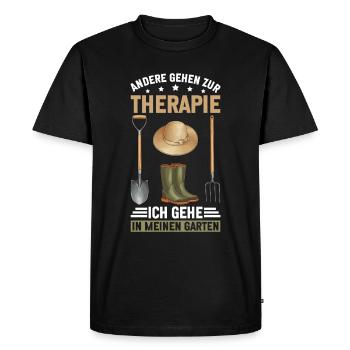 Jardin Jardinage Plantes Jardiniers Jardiniers Amateurs - T-shirt Premium bio Homme - noir - Devant - Nico (187cm)