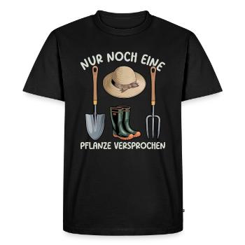 Jardin Jardinage Plantes Jardiniers Jardiniers Amateurs - T-shirt Premium bio Homme - noir - Devant - Nico (187cm)