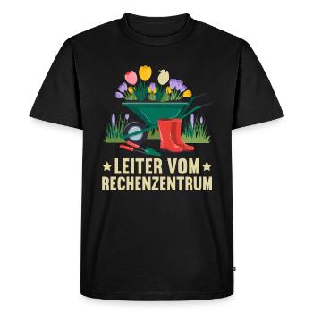 Jardin Jardinage Plantes Jardiniers Jardiniers Amateurs - T-shirt Premium bio Homme - noir - Devant - Nico (187cm)