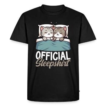 Official Sleeper American Short Lover - Men's Premium Organic T-Shirt - black - Front - Nico (187cm)